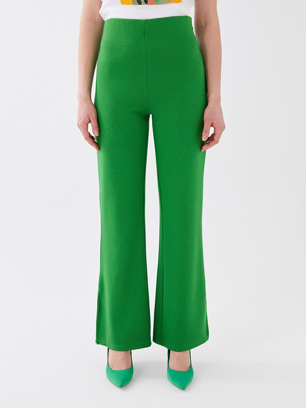 Elastic Waist Regular Women Sweatpants