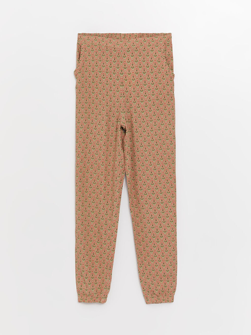 Elastic Waist Patterned Girls Trousers