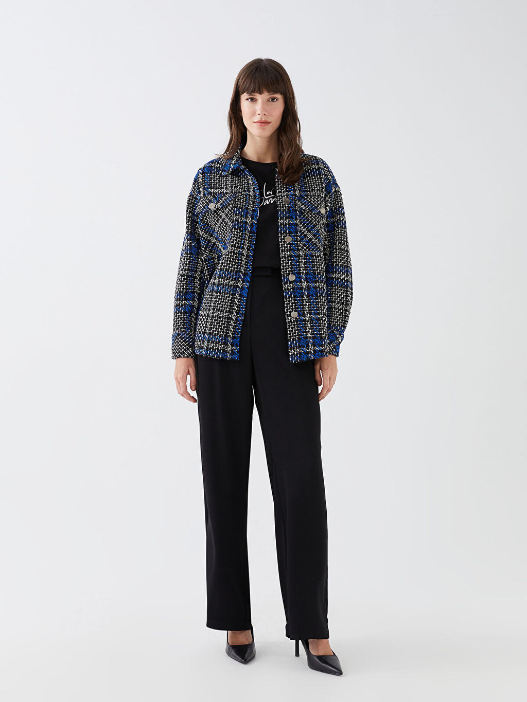 Comfortable Fit Straight Crepe Women Trousers