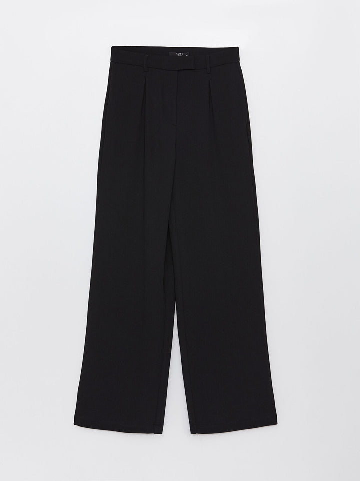 Comfortable Fit Straight Crepe Women Trousers