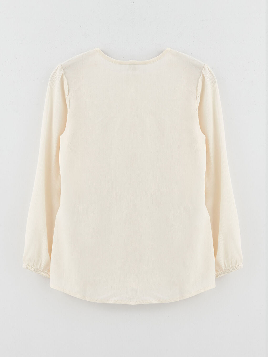 Crew Neck Printed Long Sleeve Muslin Girls Tunic