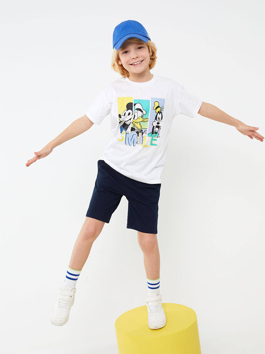 Basic Elastic Waist Boy Shorts