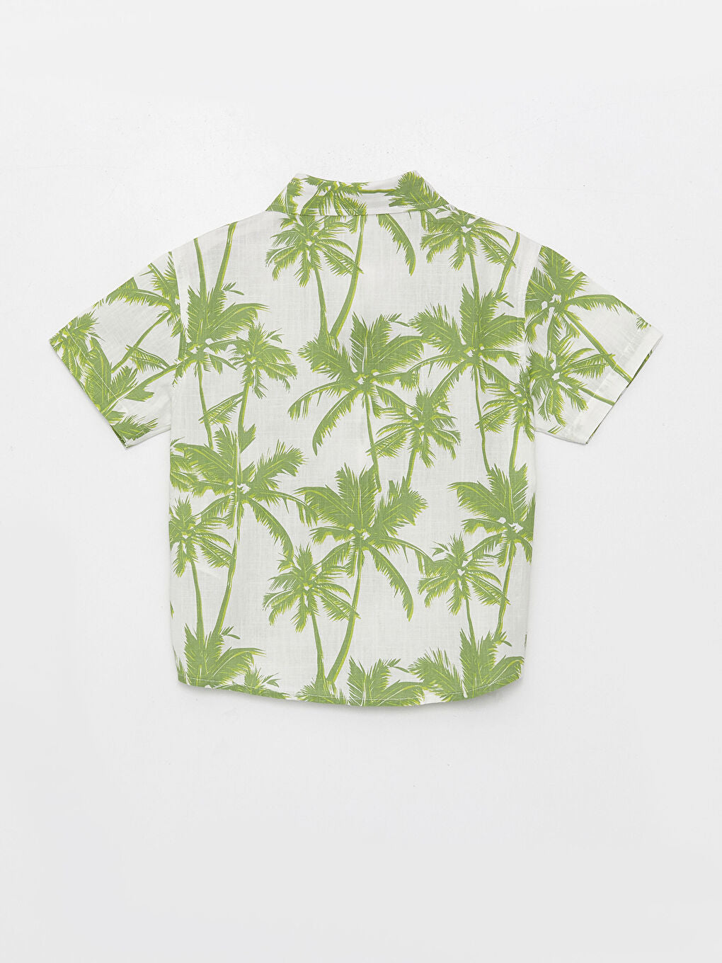 Short Sleeve Patterned Baby Boy Shirt