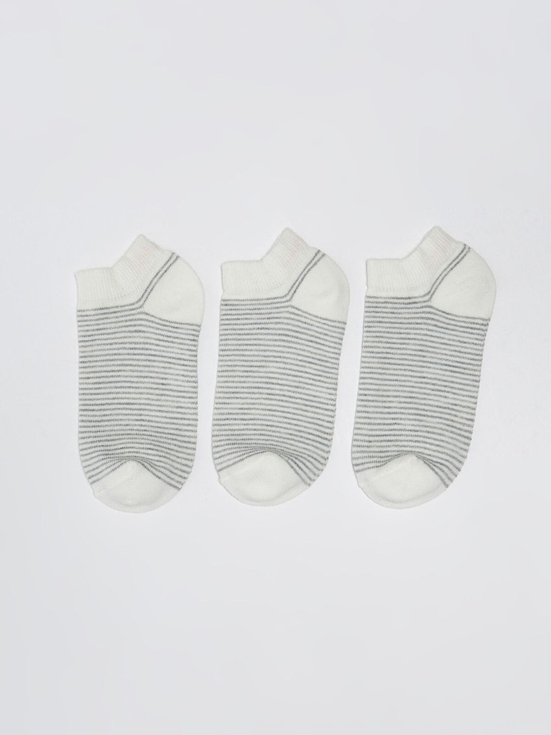 Striped Boys Booties Socks 3 Pieces