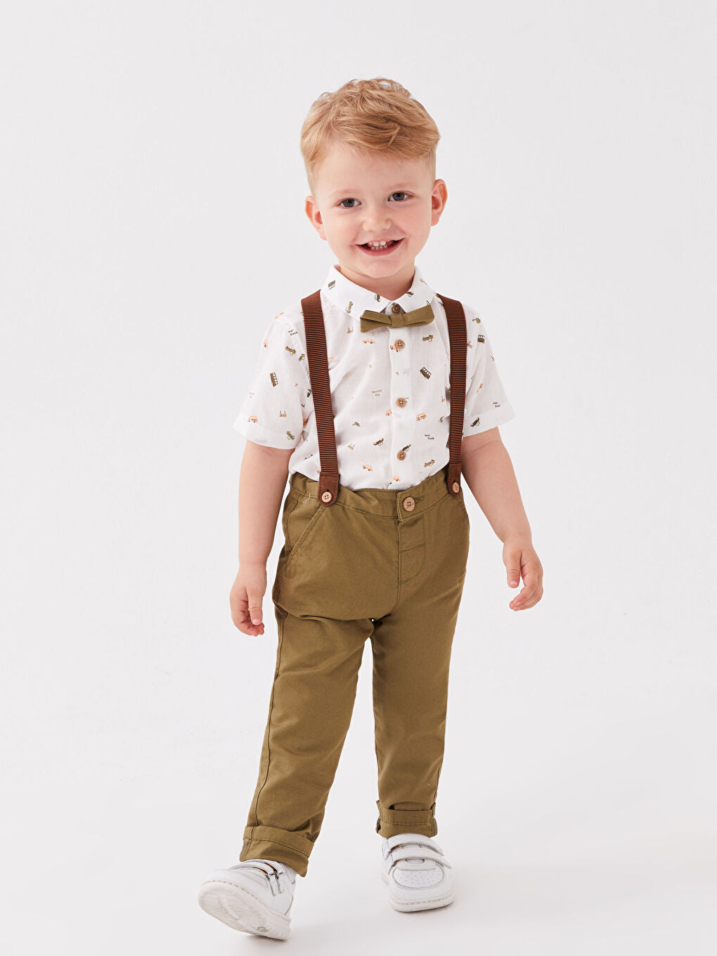 Short Sleeve Printed Baby Boy Set of 4
