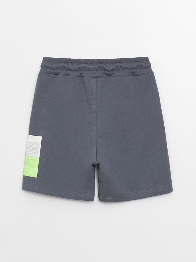 شورت ولادي بخصر مطاطي مطبوع Main Image