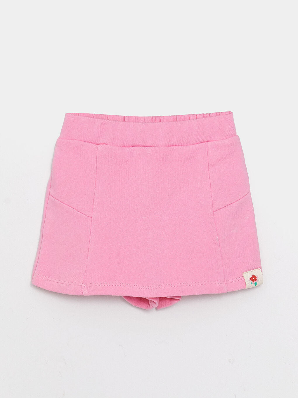 Basic Elastic Waist Baby Girl Short Skirt
