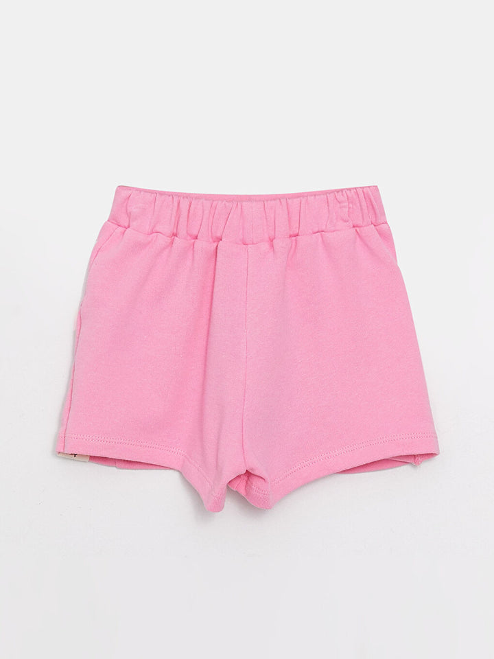 Basic Elastic Waist Baby Girl Short Skirt