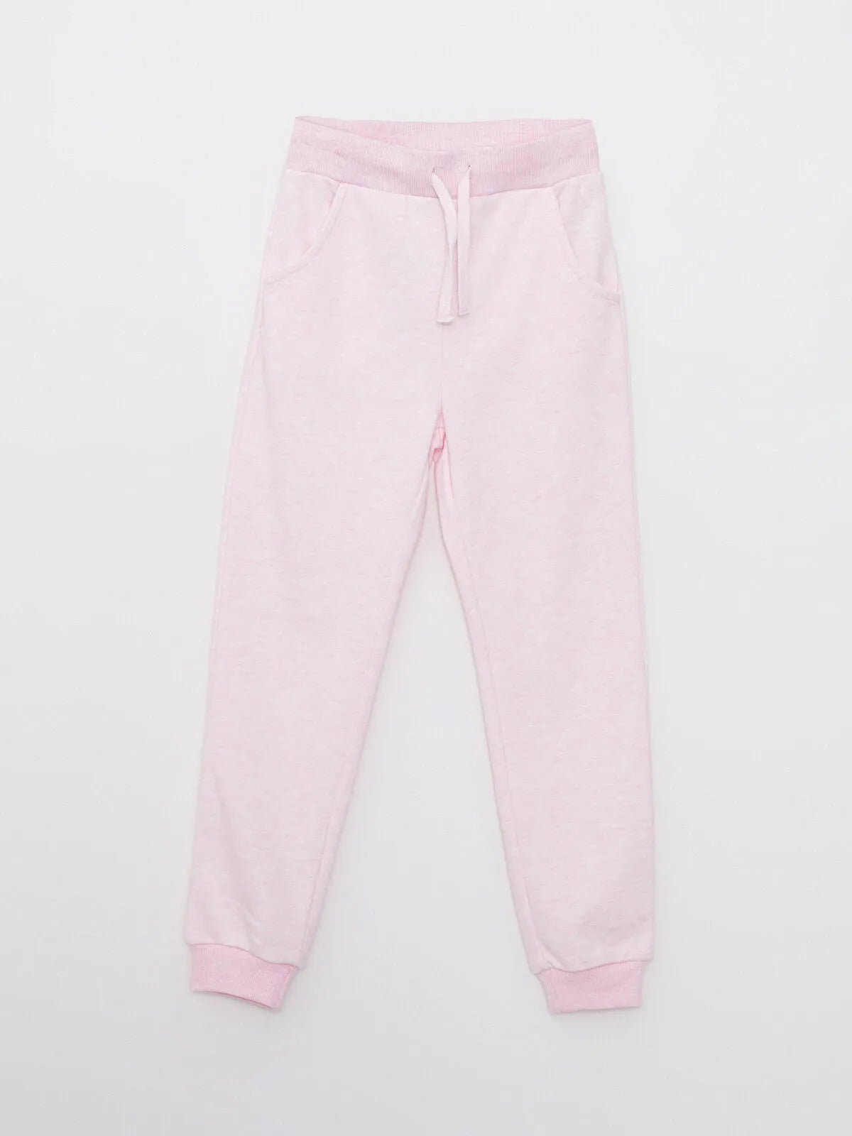 Basic Elastic Waist Girls Jogger Sweatpants