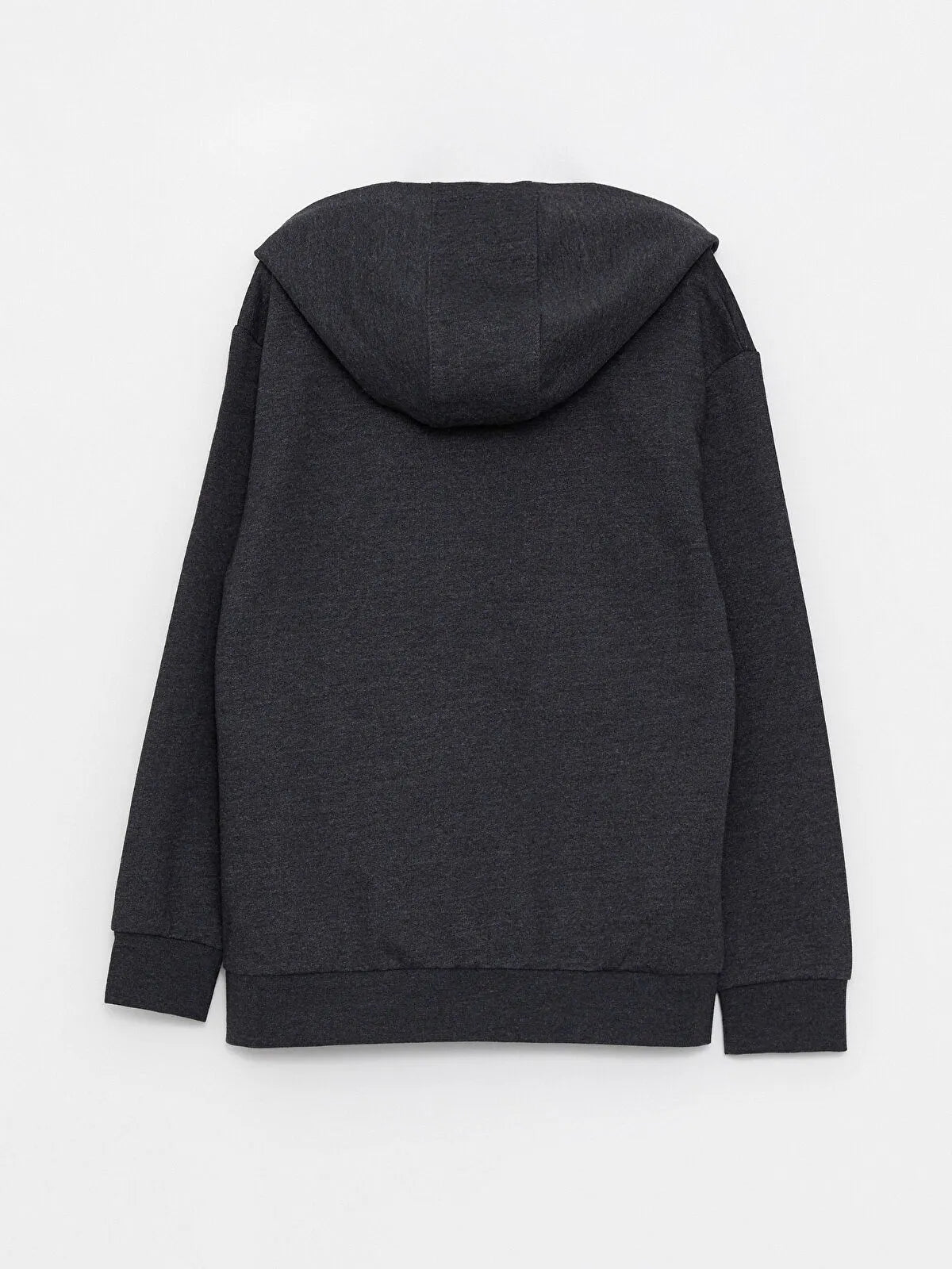 Basic Hooded Long Sleeve Boys Sweatshirt