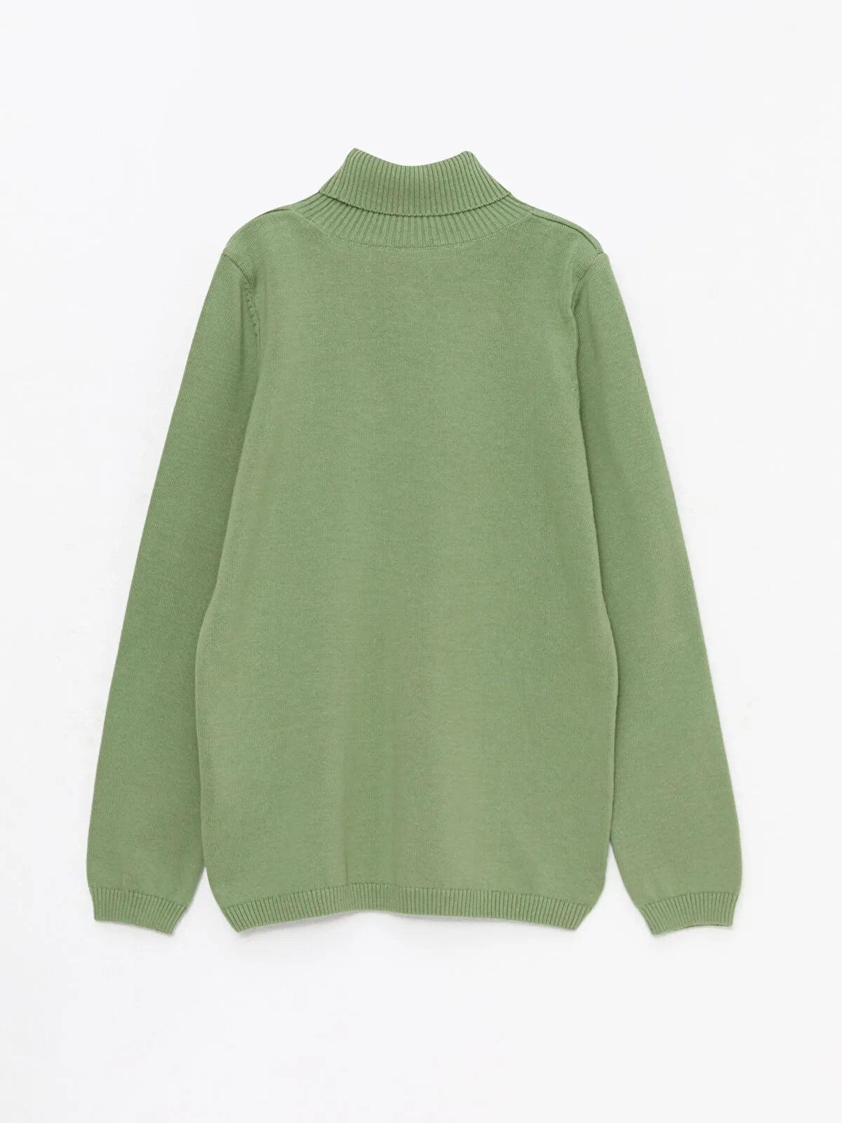 Turtleneck Basic Long Sleeve Girls Knitwear Sweater