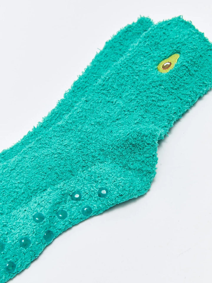 Embroidered Women Home Socks