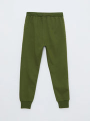 Boys Jogger Sweatpants With Elastic Waist Printed