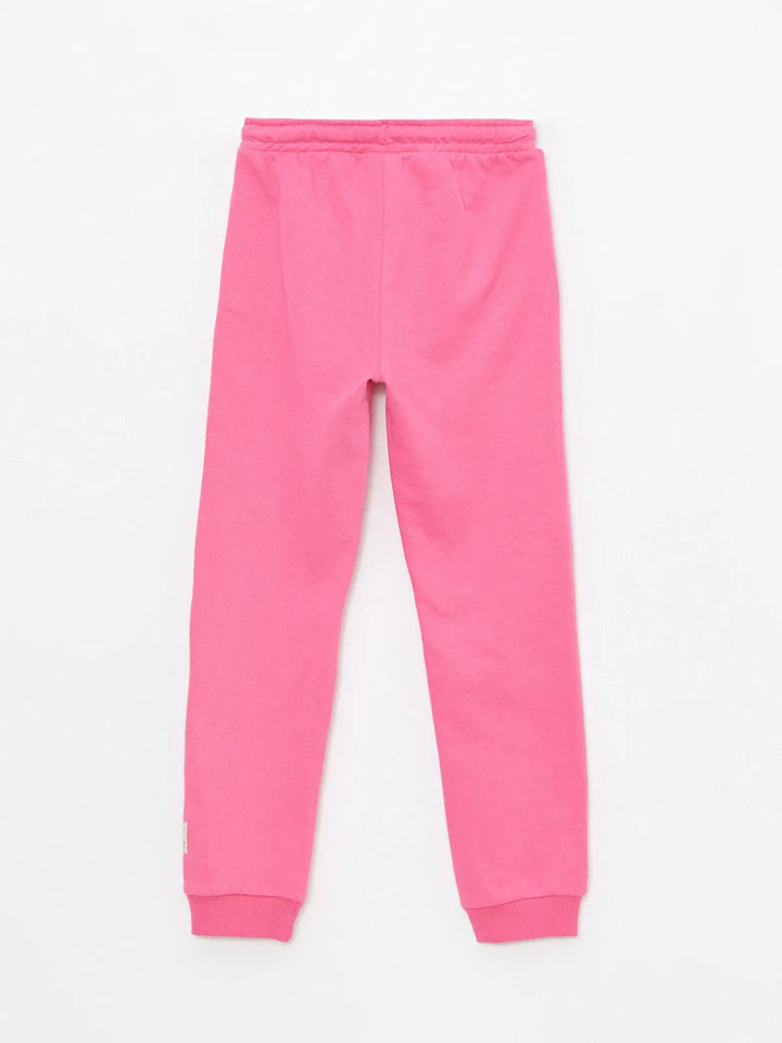 Basic Elastic Waist Girls Jogger Sweatpants