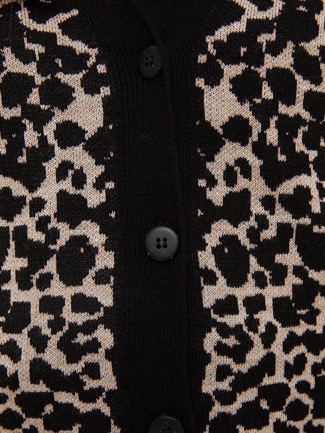 V-Neck Patterned Long Sleeve Women Knitwear Cardigan