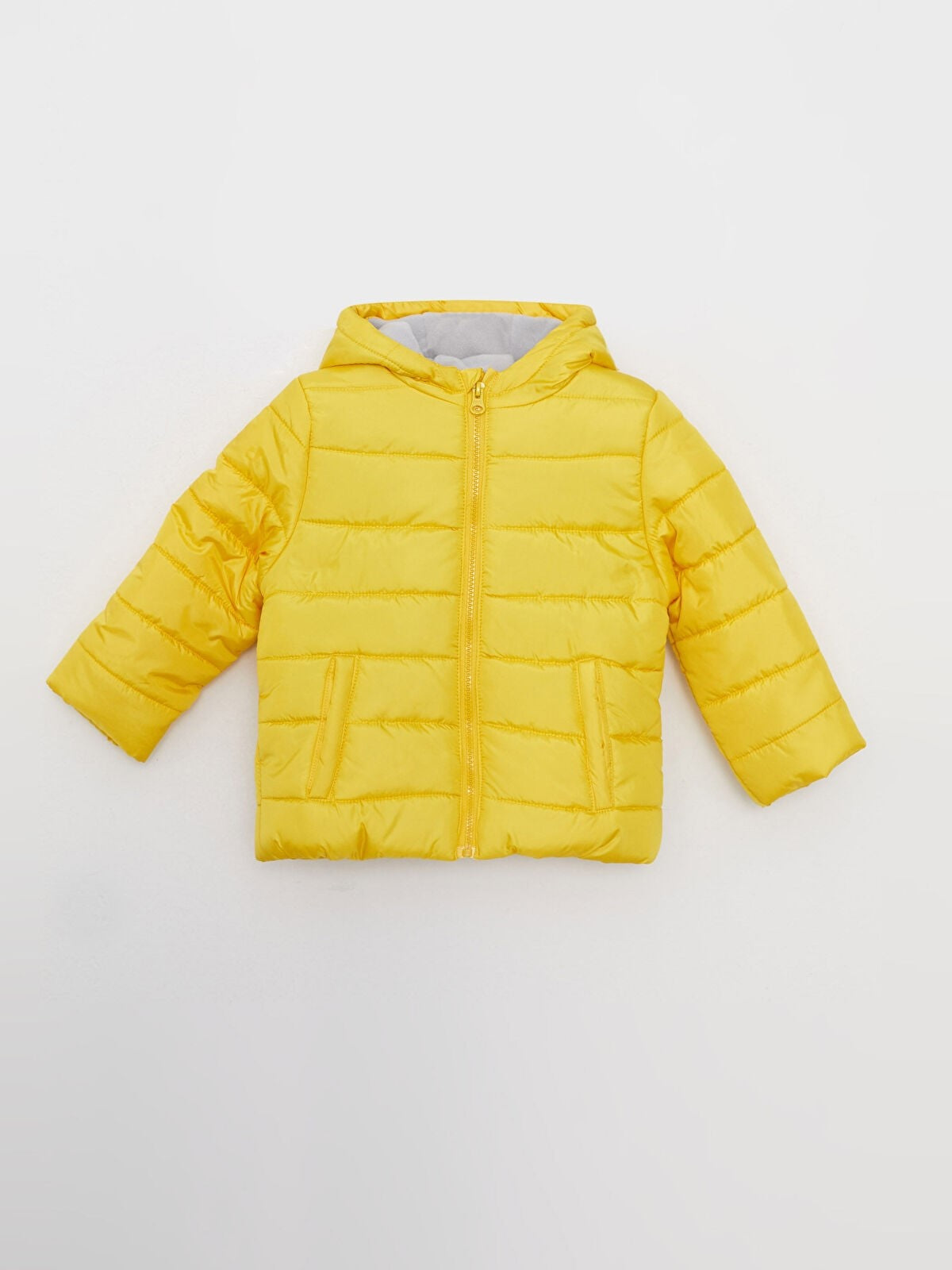 Hooded Long Sleeve Basic Baby Boy Coat
