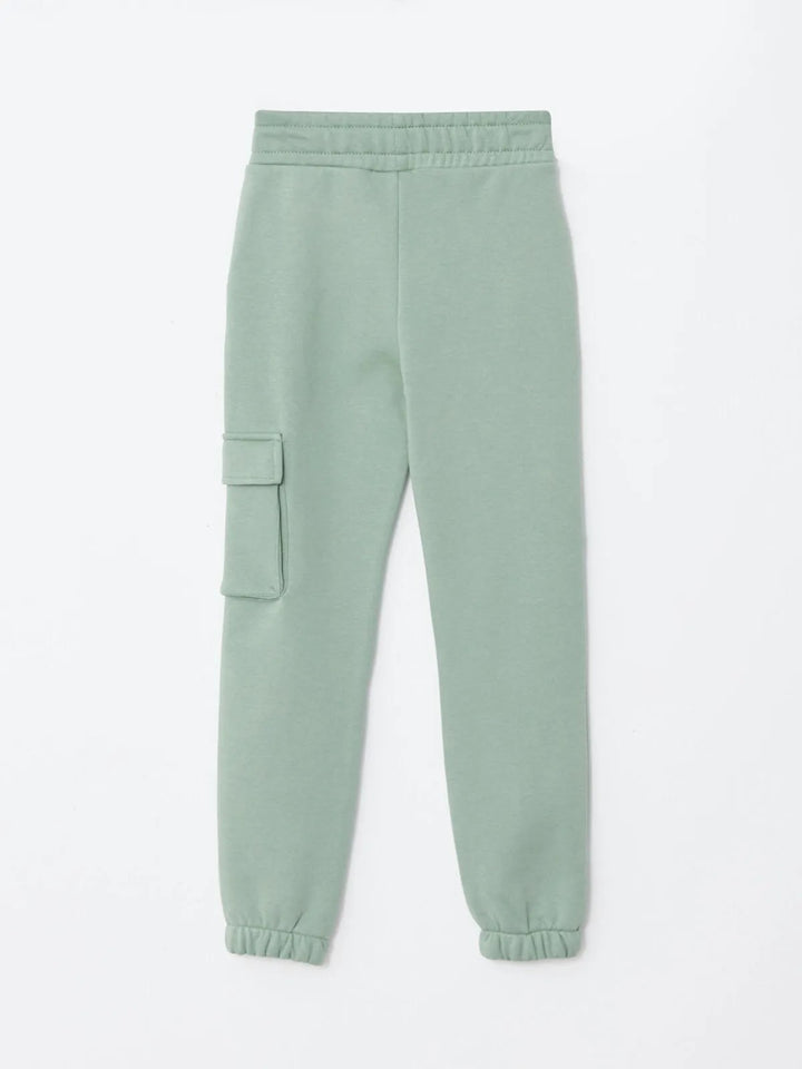 Basic Elastic Waist Girls Jogger Sweatpants Mother Daughter Combination