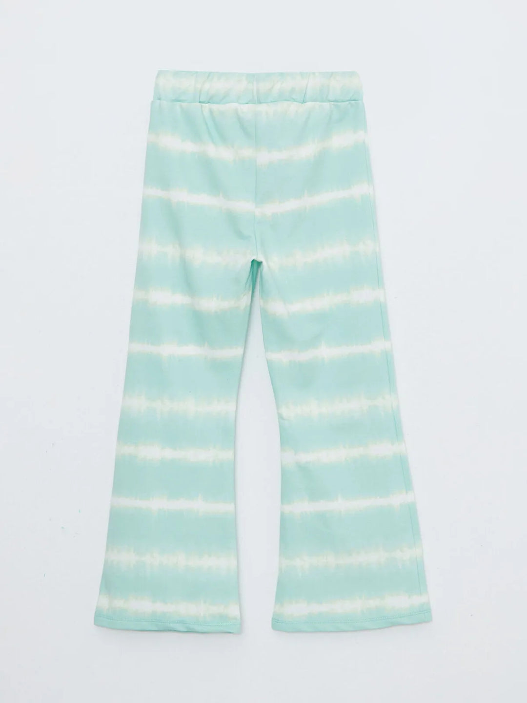 Tie-Dye Patterned Girls Sweatpants With Elastic Waist