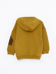 Hooded Long Sleeve Printed Baby Boy Sweatshirt
