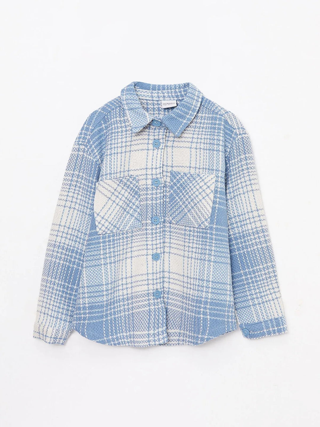 Plaid Long Sleeve Girls Shirt