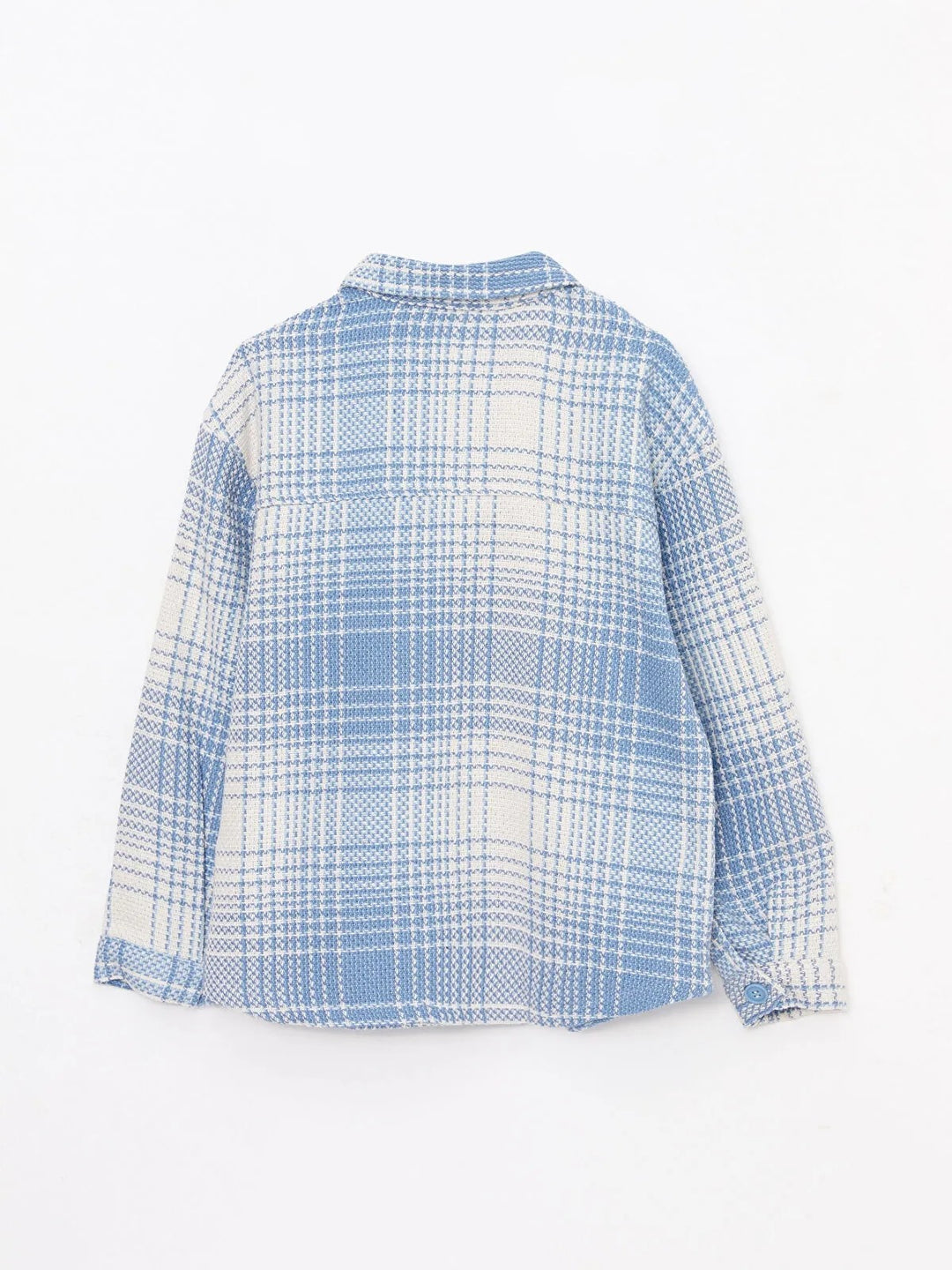 Plaid Long Sleeve Girls Shirt