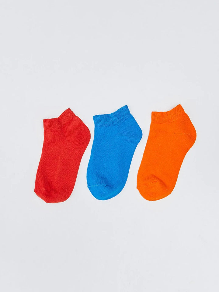 Basic Boys Booties Socks 3 Pack